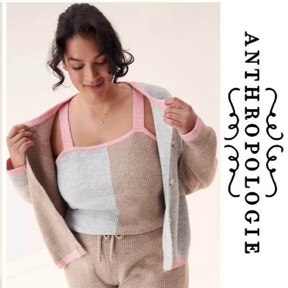 3-piece Anthropologie Saturday Sunday cozy Dina lounger knitwear set - Picture 6 of 16